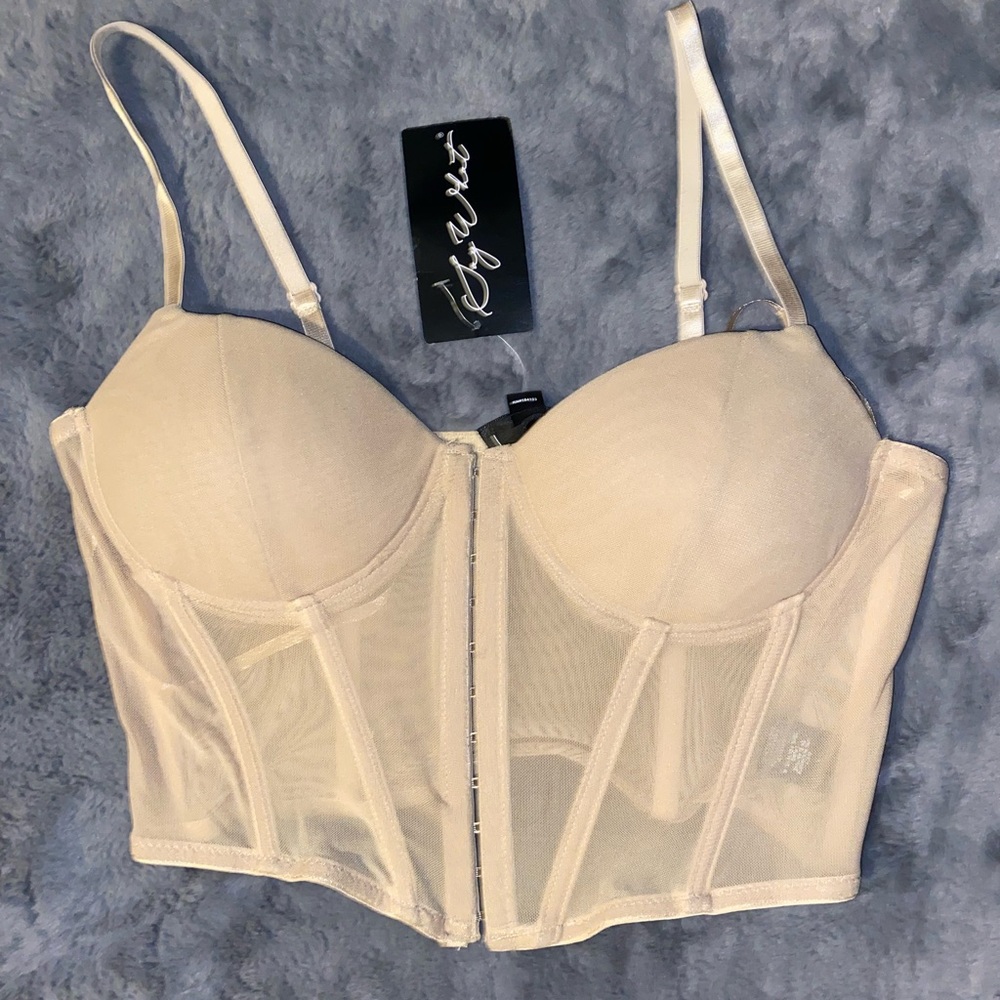 Bustier crop top